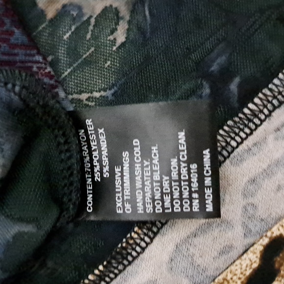 Calessa Plus Size Burnout Animal Patchwork Print Long Sleeve Patch Pocke… - Picture 8 of 8